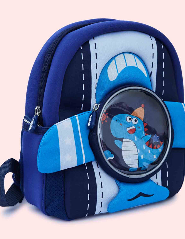 Compact Activity Bag with 2 Mini Hanging Pouches - Dino