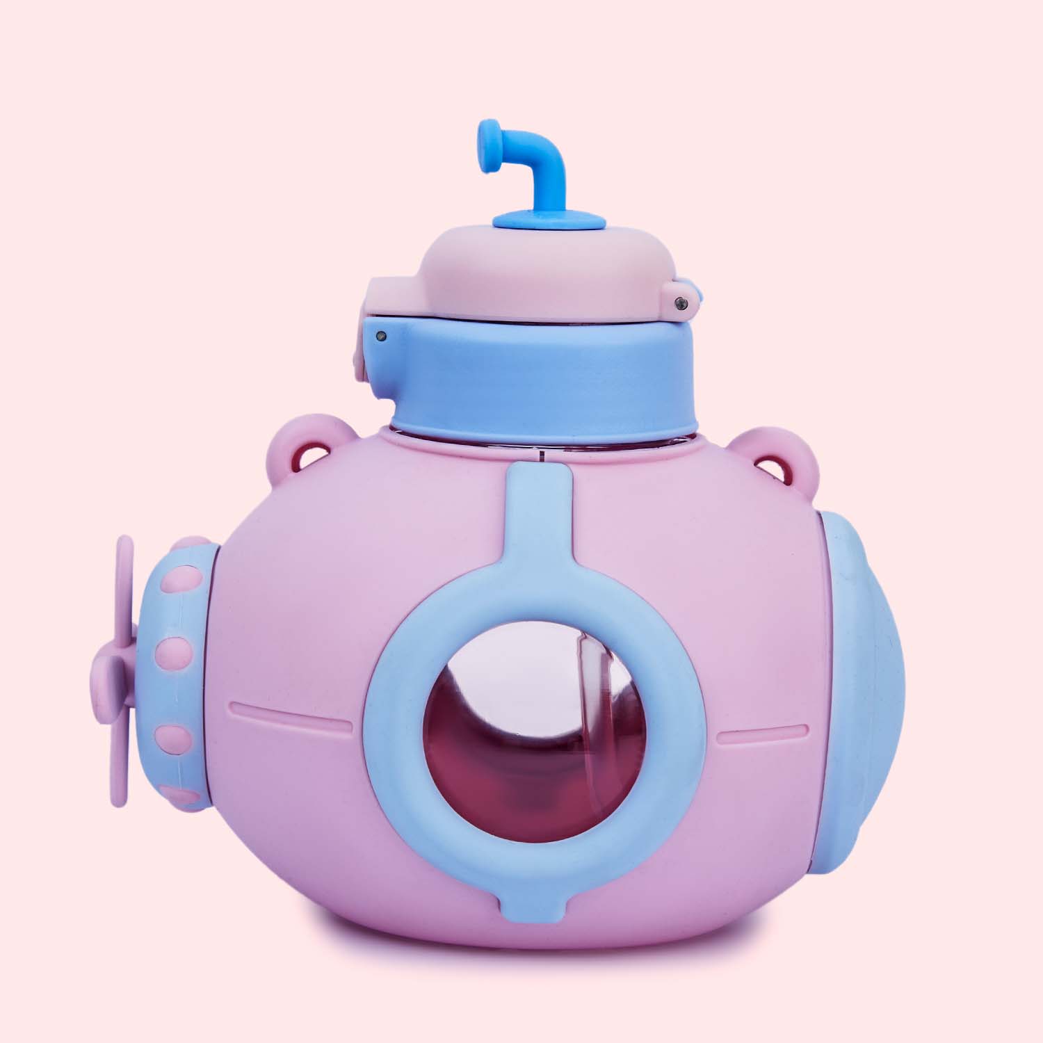 Cute Submarine Boat Sipper - 1000ml - Pink