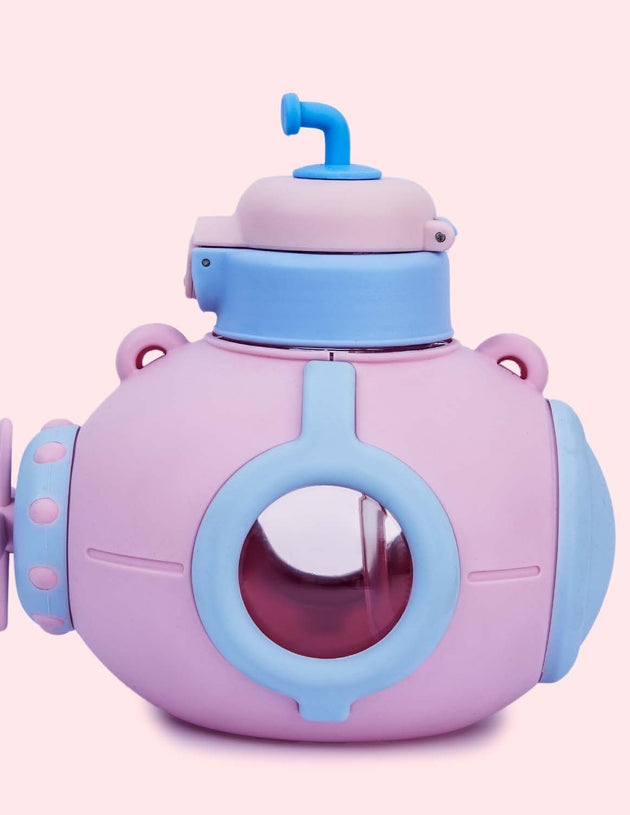 Cute Submarine Boat Sipper - 1000ml - Pink