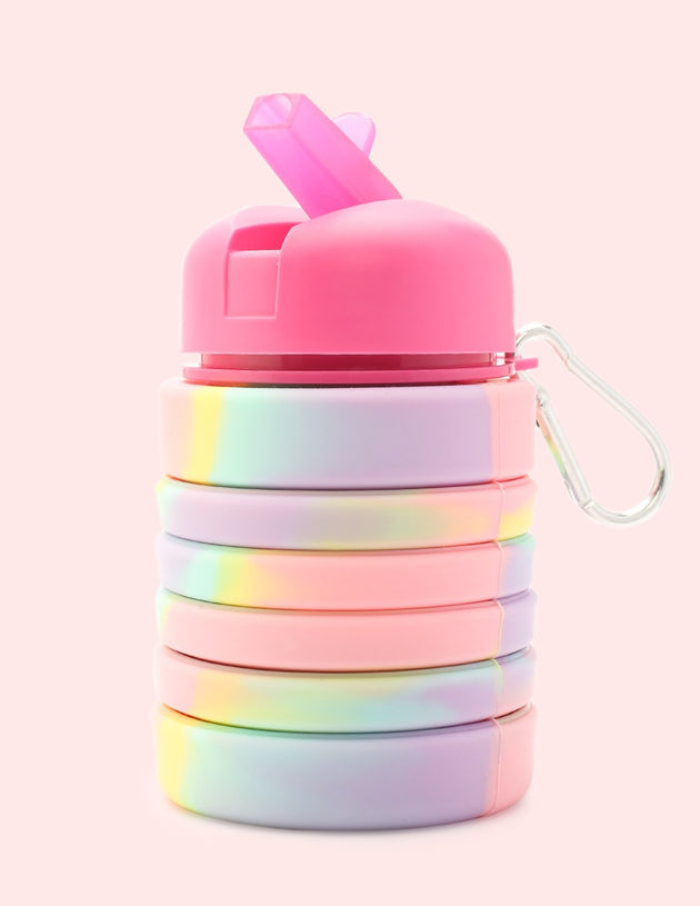 Compressible and Expandable Silicone Water Bottle