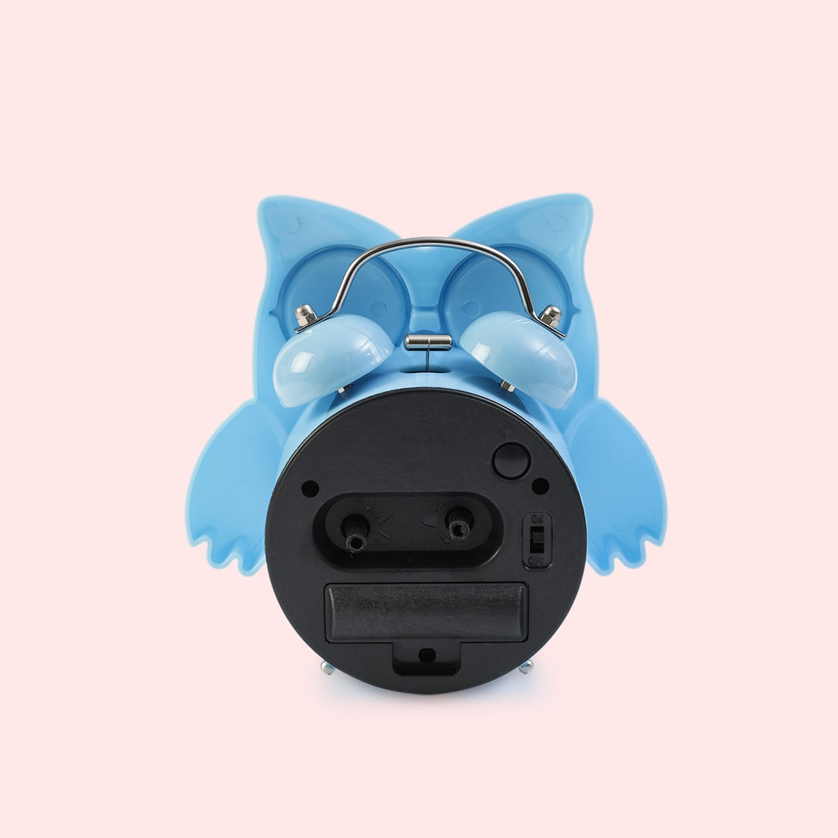 Alarm Clock Metal Owl - Blue