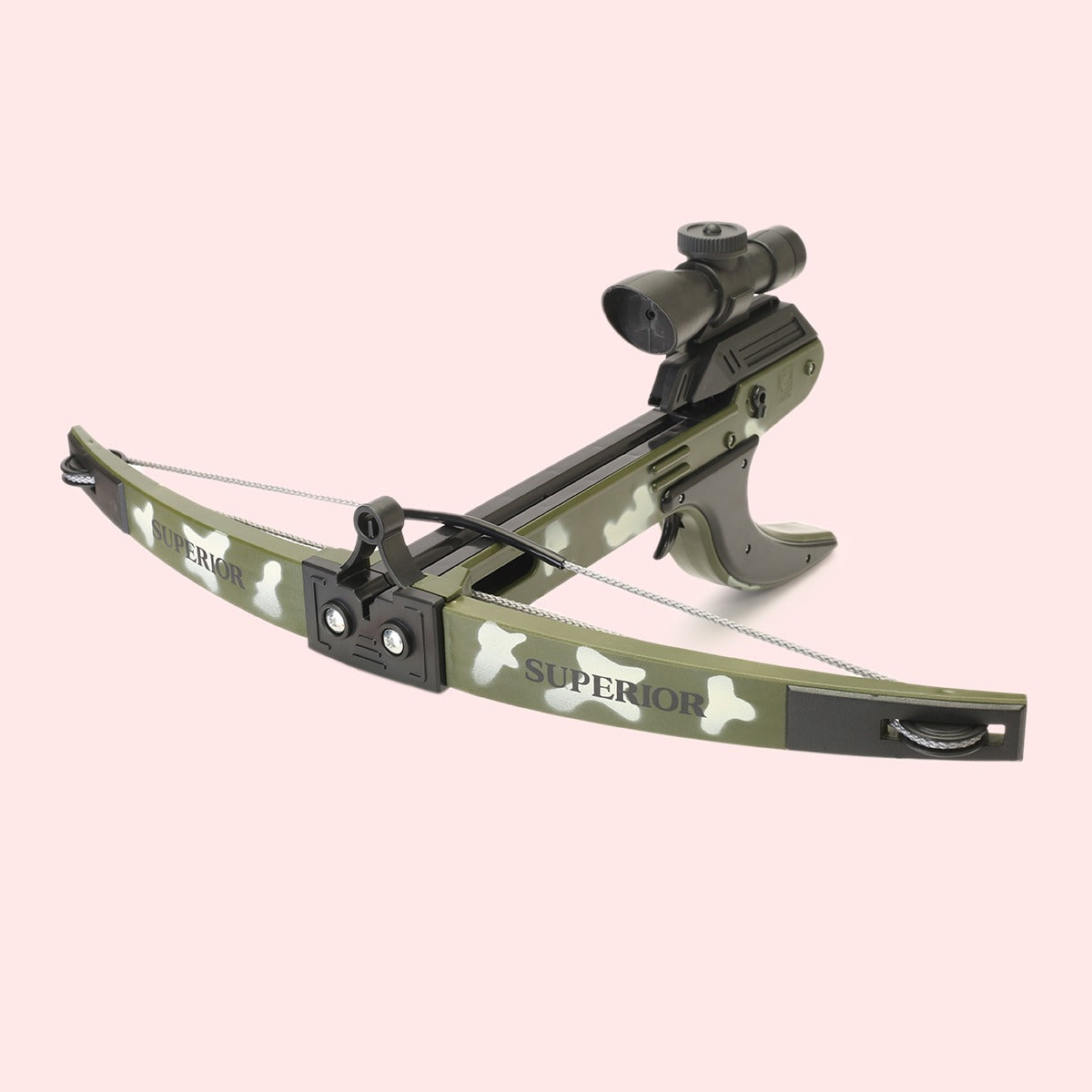 Camouflage Recurve Crossbow with Infrared Scope