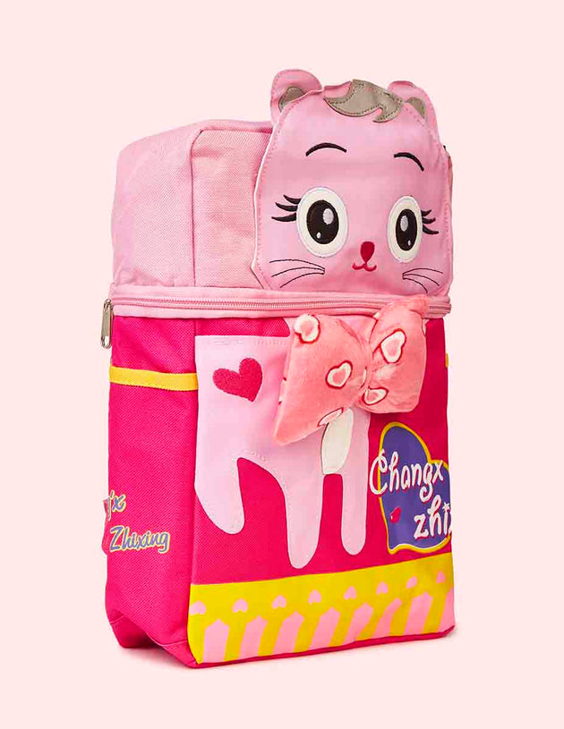 Compact Activity Bag with 2 Mini Hanging Pouches - Cat